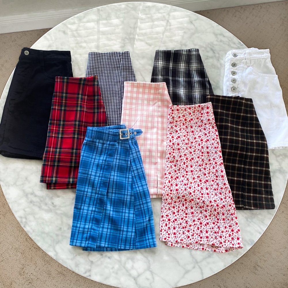 BRANDY MELVILLE SKIRTS CARA EMERSON CLARE JULIETTE